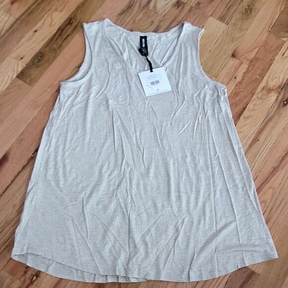 NWT Agnes & Dora Essential Tank Heather Oatmeal - Picture 2 of 3